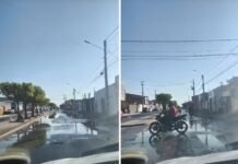 Petrolina (PE): Morador denuncia vazamento de água limpa no bairro Santa Luzia