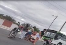 Petrolina (PE): Carro e motocicleta se envolvem em acidente na Vila Eduardo