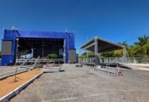 Estrutura está pronta para receber o público no Abrace um Denguinho e Bora Brincar em Petrolina