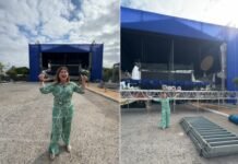 Petrolina (PE): Alinne Durando mostra estrutura para receber show de João Gomes no Dia das Crianças