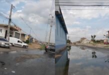 Petrolina (PE): Avenida Dayse Kelly na Vila Eulália é tomada por esgoto