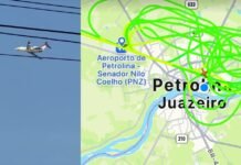 Fomos buscar a resposta, o por que de uma aeronave ficar sobrevoando Petrolina por mais de uma hora e meia