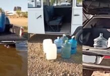 Desespero em busca de água no rio São Francisco em Petrolina (PE)