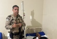 Major salva colega Sargento ao nadar mais de 500 metros no Rio São Francisco; eles escaparam do ataque de abelhas